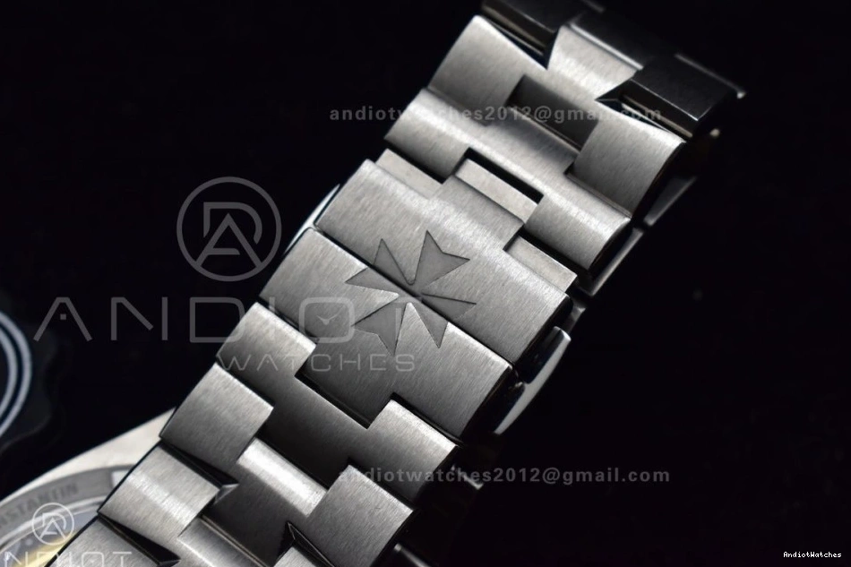 SS Dial Bracelet A on Edition 924 ZF Overseas SS 4500V 1:1 Sleek Silver Best 1222